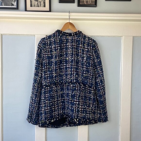 Halogen Bouclé Tweed Knit Jacket - Picture 4 of 5